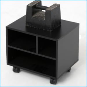 FITUEYES Mobile Printer Stand with Storage, Wood | Home Organization - Image 7