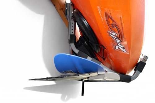 Tech Team #754 Folding Wall-Mounted Kayak & SUP Rack, 200 - Image 7
