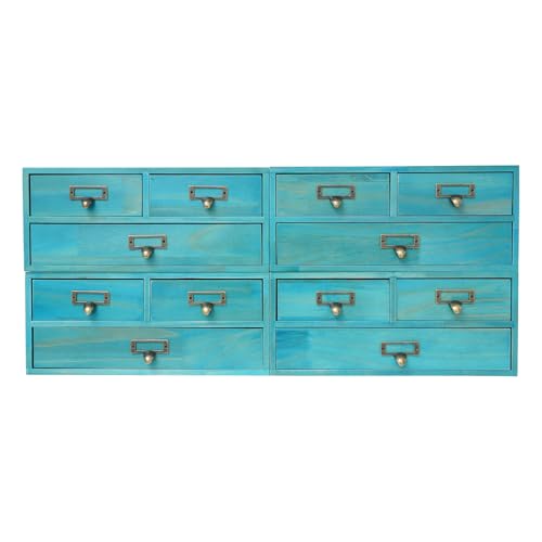 Apothecary Cabinet, Stackable Desktop Organizer Set with 12 - Image 8