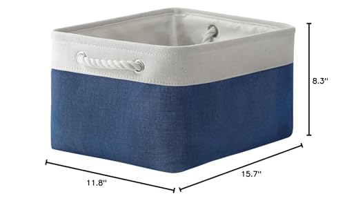 TheWarmHome Storage Bins for Shelves - 1 Pack 15.7x11.8x8.3 inch - Image 8