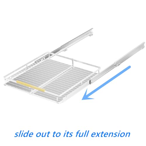 Pull Out Cabinet Organizer 2Pack, Heavy Duty Slide Out - Image 6