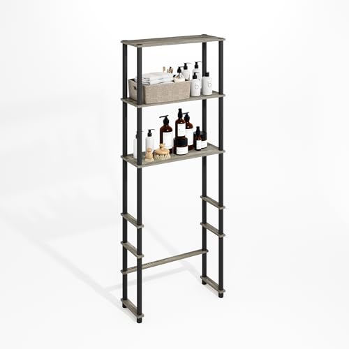 Furinno Turn-N-Tube Over The Toilet Storage, 3-Shelf Over - Image 8