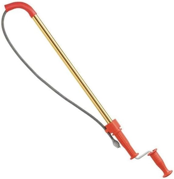 RIDGID 59802 K-6DH Hybrid Toilet Snake Auger with 6' Heavy-Duty Drop Head Tri-Wrap Cable, Manual or Cordless Drill Operated Plumbing Toilet Drain Snake Auger