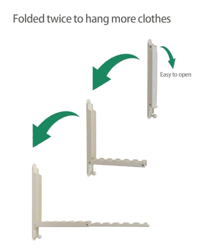 Foldable Clothes Drying Rack Heavy Duty Wall Mounted 2 - Image 8