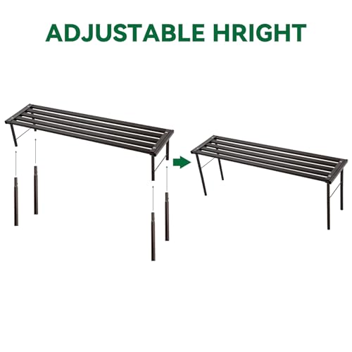 Metal Plant Stand, Rust-proof Aluminum Flower Pot Stand - Image 7