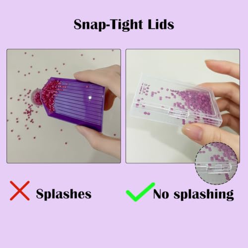 SuSentak 2-in-1 Diamond Painting Trays with Lids for Round - Image 8