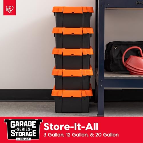 IRIS USA Lockable Storage Bins with Lids, 12 Gallon Heavy Duty - Image 7
