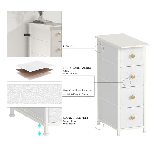 GiftGo Narrow Dresser Cabinet Vertical Slim Dresser Chest - Image 7