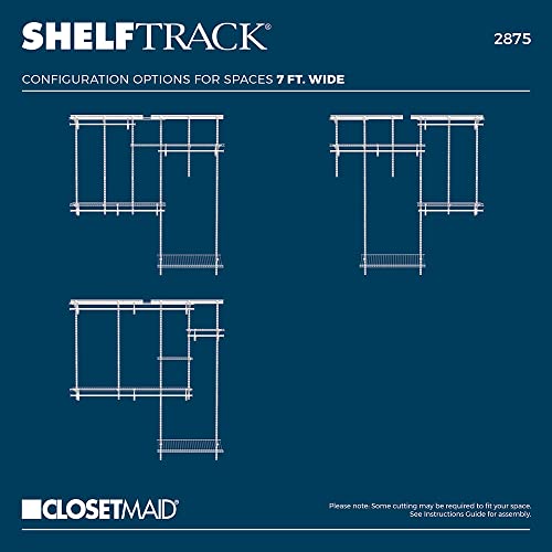 ClosetMaid ShelfTrack Wire Closet Organizer System | Home Organization - Image 7