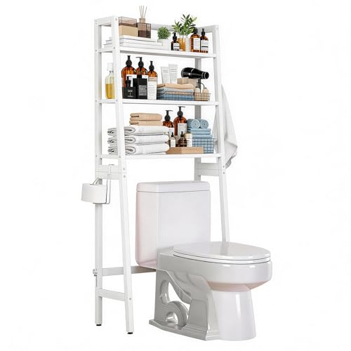 Over The Toilet Storage, Wooden 3-Tier Over-The-Toilet - Image 8