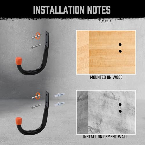 HORUSDY 10-Pack Garage Hooks, Utility Hook - Image 8
