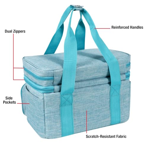 SINGER Portable Sewing Storage Organizer Bag, 18 Compartments - Image 7