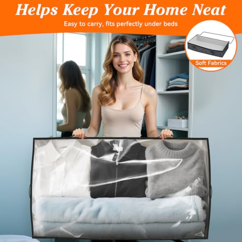 90L Under Bed Storage Containers, Storage Bags - Image 7