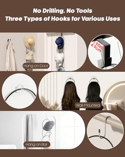 10 Pack Hat Rack for wall hat Organizer for Baseball caps - Image 7