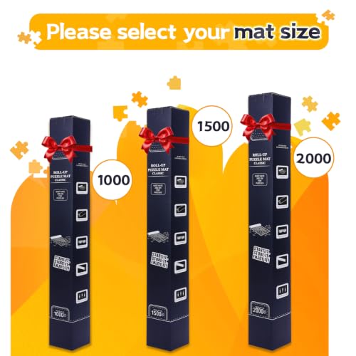 Pohxev Jigsaw Puzzle Mat Roll Up, Portable Saver Pad 34.6” - Image 8