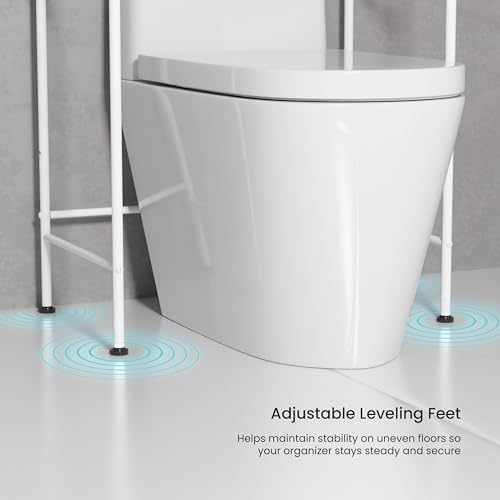 Home Zone Living Over-the-Toilet Bathroom Storage Cabinet - Image 7
