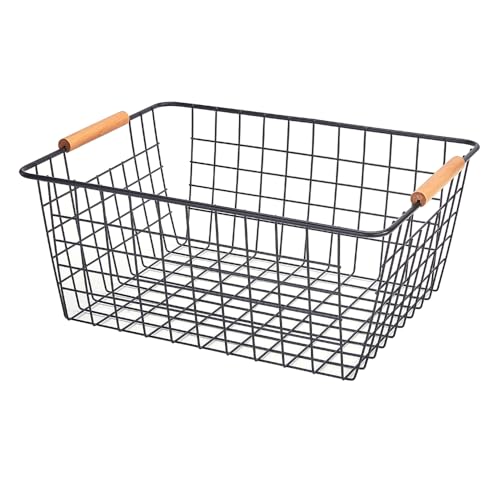 LeleCAT Large black wire basket for Organizing with | All Products - Image 8