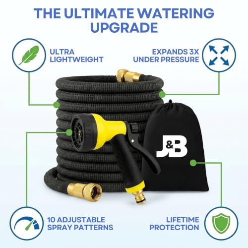 J&B XpandaHose 75ft Expandable Garden Hose, Lightweight - Image 7