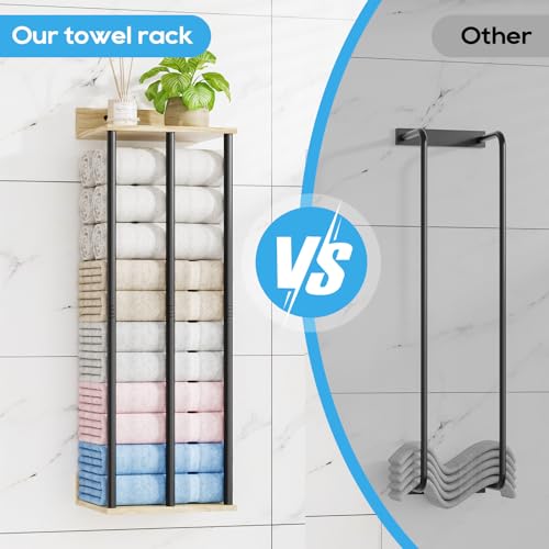Towel Racks for Bathroom Wall Mounted, 3 Bar Wall Towel Rack - Image 7
