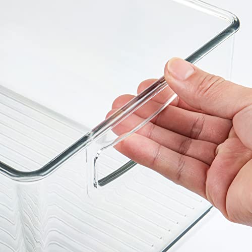 Hudgan 2 Pack Deep Freezer Organizer Bins, Straight Side - Image 8
