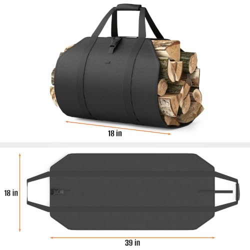 TORACK Heavy Duty 96 in/8 ft Firewood Rack with 600D Cover - Image 8