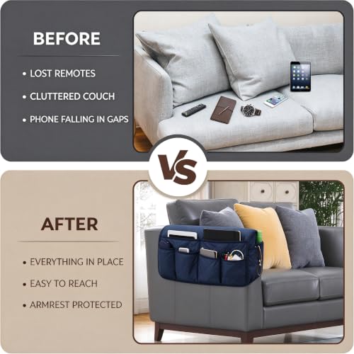 Armchair Caddy for Recliner - Sofa Armrest Organizer - Image 7