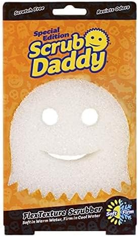 Scrub Daddy Halloween Scrubber, Cleaning Sponges for Washing Up, Dish, Kitchen Sponge, Non Scratch Multi-Use Scrubbing, FlexTexture Firm & Soft Design, Dishwashing Safe, 3-Pack