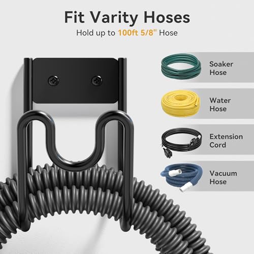 Garden Hose Holder Wall Mount - Water Hose Hanger Heavy - Image 8