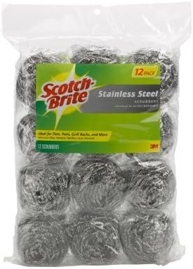 Scotch-Btite 3M 12-Pack Stainless Steel Scrubbers