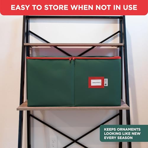 Christmas Ornament Storage Container with Dividers - Box - Image 8