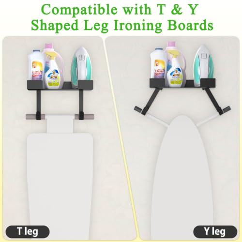 Ironing Board Hanger Wall Mount, Metal T&Y Shaped Iron - Image 8