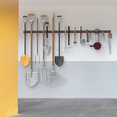 WALMANN All Metal 64 inch Wall Mount Garden Tool Organizer - Image 8
