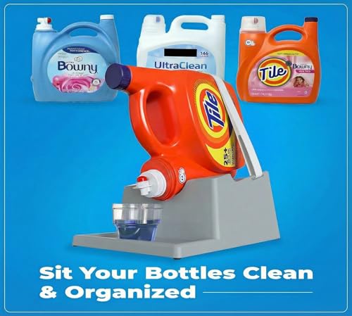 Skywin Liquid Laundry Detergent Holder Stand with Drip - Image 7