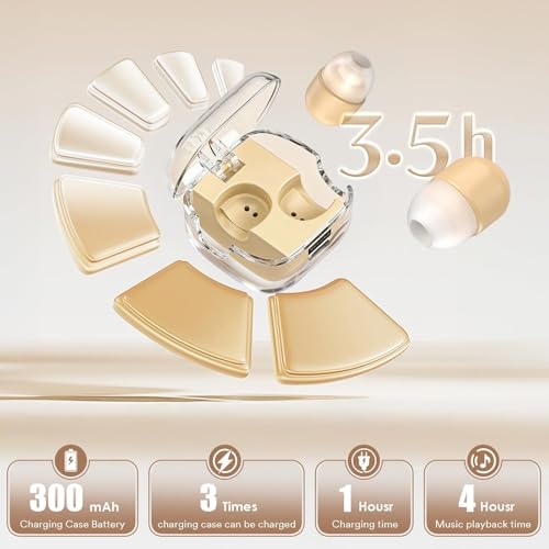Xmenha Mini Small Invisible Earbuds Wireless Bluetooth Tiny - Image 8