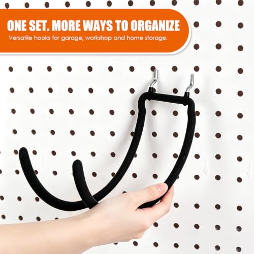 8PCS Garage Storage Hooks Set, Heavy Duty Steel Utility Hooks - Image 8