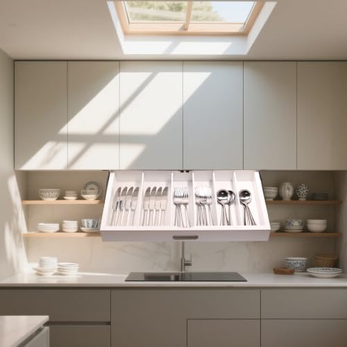 Under Cabinet Silverware Rack, Pull Down Silverware Rack - Image 7