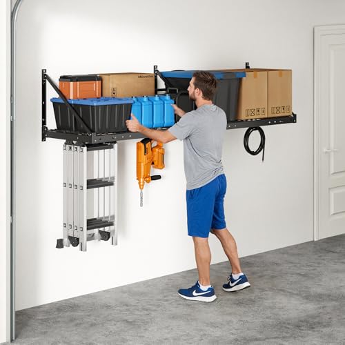 FLEXIMOUNTS 2-Pack 2x4 ft Wall Shelving Garage Storage Rack - Image 8