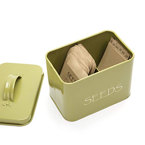 Katai Steel Seed Storage Box Organiser in Green. Compact - Image 7