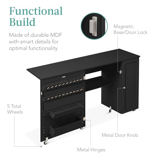 Best Choice Products Large Folding Sewing Table | Home Organization - Image 8