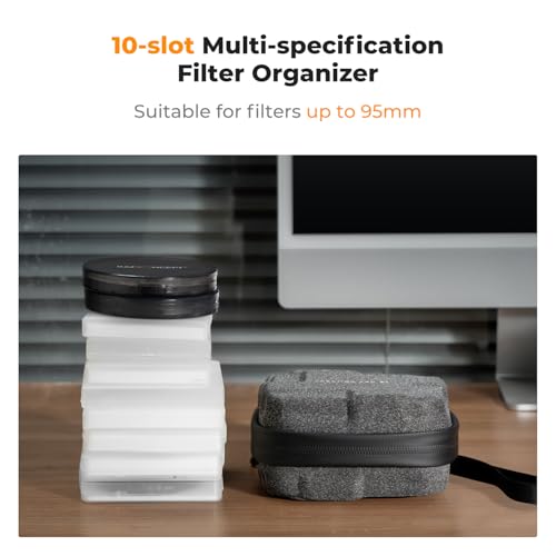 K&F CONCEPT 10 in 1 Lens Filter Case, Filter Bag Up to 95mm - Image 7