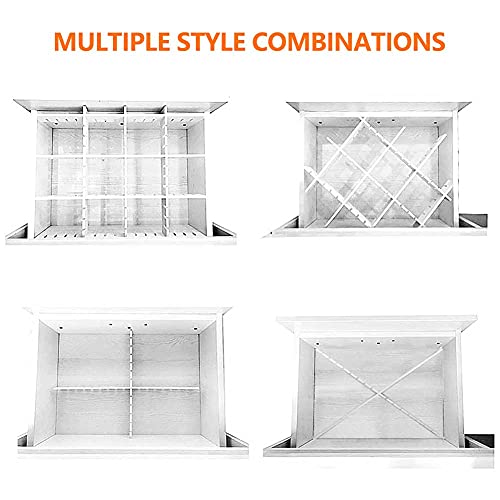 12Pcs Drawer Dividers, 16.93" x 2.76" - Image 8