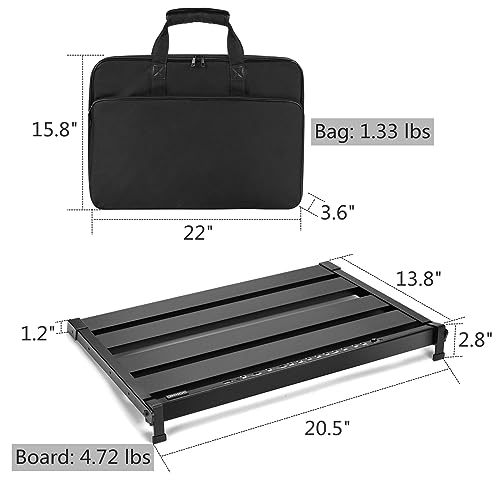 GOKKO Pedal Board with Integrated Power Supply 20.5" x 13.8" - Image 7