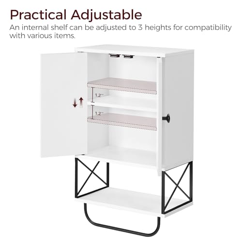 MAHANCRIS Bathroom Wall Cabinet with 2 Door | Home Organization - Image 7
