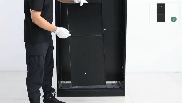 75" Metal Garage Storage Cabinet, Cleaning Tool Storage Cabinet - Image 8