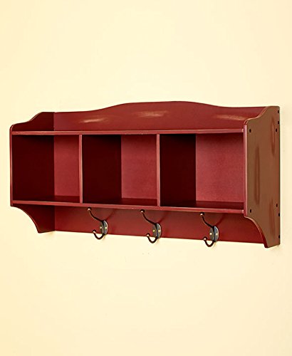 Entryway Wall Organizer (Brick Red) - Image 1