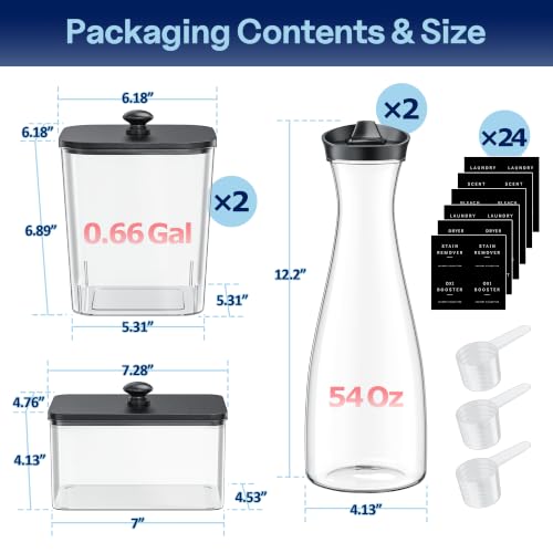2+1+2 Pack Laundry Pods Containers & Laundry Detergent - Image 8