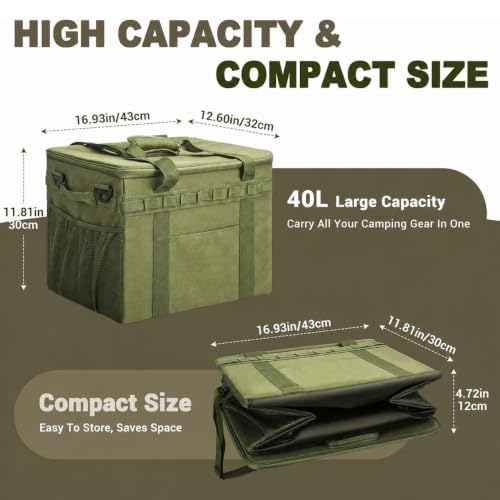 40l 600D Camping Storage, Camping Storage Bag | Home Organization - Image 7