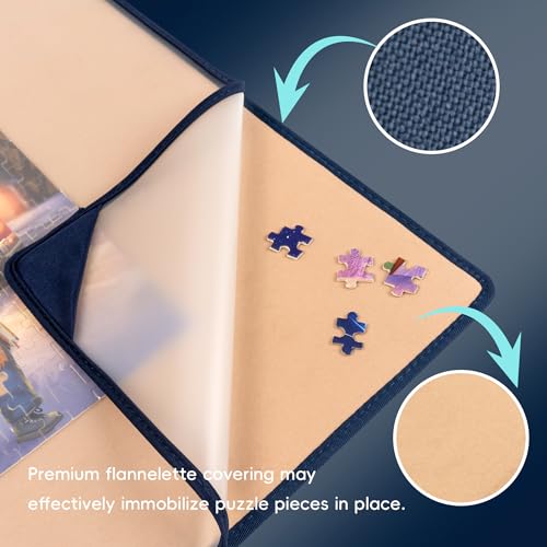Tektalk Jigsaw Puzzle Board with 6 Color Sorting Trays - Image 7