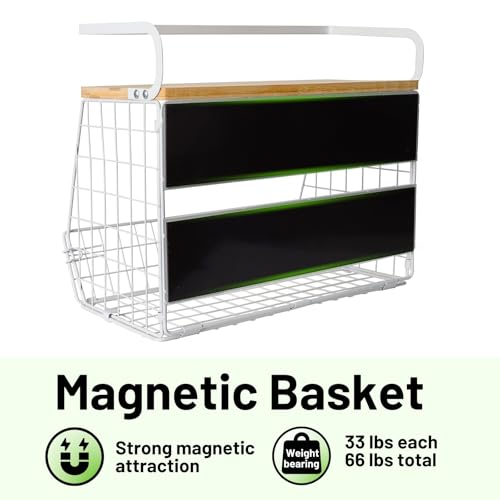Magnetic Fridge Shelf with Wood Lid, Fruit Potato Onion - Image 7