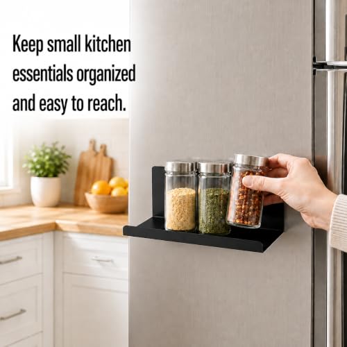 WAYUTO Magnetic Fridge Shelf, Metal Refrigerator Organizer - Image 8